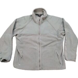 Rothco Tactical Fleece Jacket Foliage Green Mens M Nylon Reinforced Full Zip